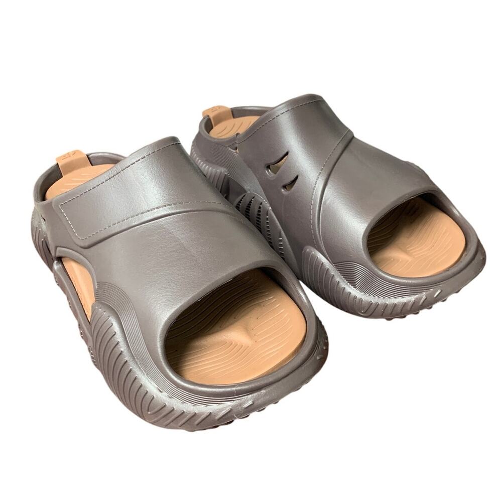 Coface Mens 7 Brown Slide On Orthopedic Clog Sandle Mule Plantar Fasciitis Shoes